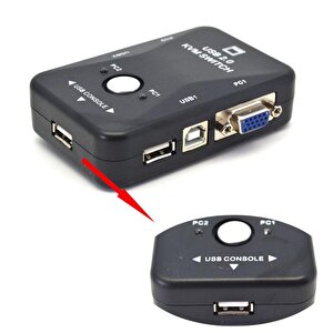 4509 2 Port Usb To Kvm Switch Çoklu Pc Kasa Çoklayıcı