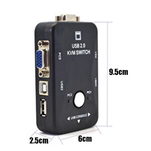 4509 2 Port Usb To Kvm Switch Çoklu Pc Kasa Çoklayıcı