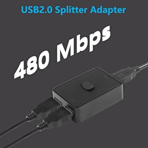 4559 2 Port Usb 2.0 To Kvm Switch Çoklu Pc Kasa Çoklayıcı Hub Anahtar