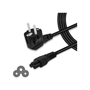 1.5m Notebook Laptop Adaptör Elektrik Kablosu-yonca Power Kablo
