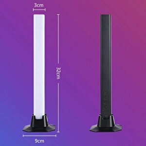 Sese Duyarlı Led Ambiyans Aydınlatma 30 Cm Tv Monitör Arkası