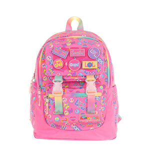 Elatae Su Geçirmez Kumaş Kız Çocuk Çok Gözlü Ortopedik Sırt Okul Çantası L5237