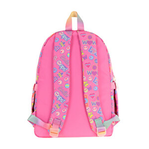 Elatae Su Geçirmez Kumaş Kız Çocuk Çok Gözlü Ortopedik Sırt Okul Çantası L5237