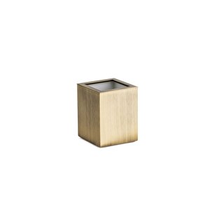 Tezgah Üstü Diş Fırçalık Antik Renk 80x80 Mm