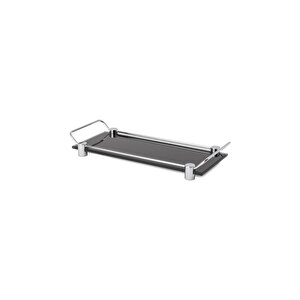 Banyo Tepsisi Cam Siyah/krom Renk 36x125x312 Mm