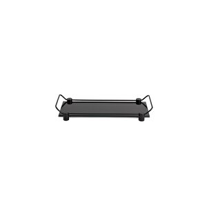 Banyo Tepsisi Cam Siyah/antik Renk 36x125x312 Mm