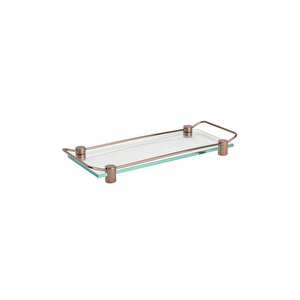 Banyo Tepsisi Cam/rose Rengi 36x125x312 Mm