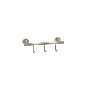 Duvara Montajlı 3'lü Askılık Saten Renk 60x71x28 Mm
