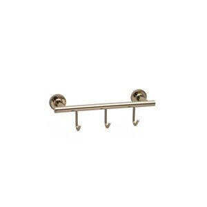 Duvara Montajlı 3'lü Askılık Gold Renk 60x71x28 Mm