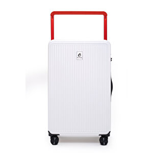 Vouge Exclusive Orta Boy Ultra Strong Valiz Beyaz V10737