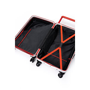 Vouge Exclusive Orta Boy Ultra Strong Valiz Beyaz V10737