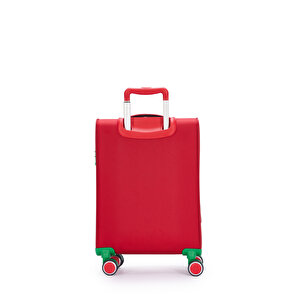 Ultra Light Kumaş Kabin Boy Valiz Kırmızı Bnt2800