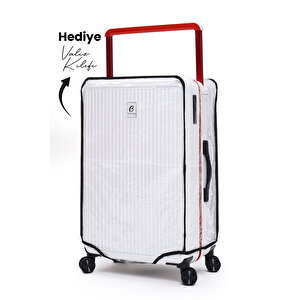 Elatae Vouge Exclusive Kabin Boy Ultra Strong Valiz Beyaz V10737