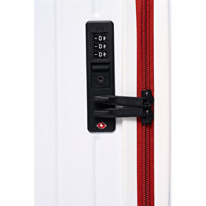 Elatae Vouge Exclusive Kabin Boy Ultra Strong Valiz Beyaz V10737