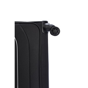 Pierre Cardin Ultra Light Kumaş Büyük Boy Valiz Siyah Pc7050