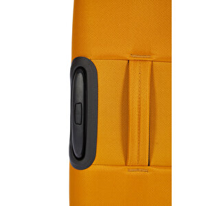 Pierre Cardin Ultra Light Kumaş Büyük Boy Valiz Hardal Pc7050