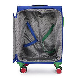 United Colors Of Benetton Ultra Light Kumaş Kabin Boy Valiz Sax Bnt2800