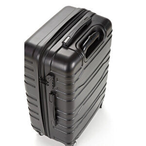 Fossil Unisex Büyük Boy Valiz Siyah 123x