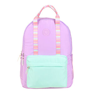 Su Geçirmez Kumaş Kız Çocuk Çok Gözlü Ortopedik Sırt Okul Çantası K1764