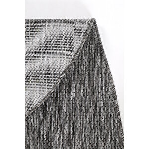 Tema 9035 Gri Sisal Hasır İç Dış Mekan Kilim Dekoratif Bahçe Balkon Salon Halısı 160x230 cm