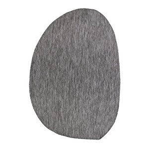 Konfor Halı Tema 9035 Gri Sisal Hasır İç Dış Mekan Kilim Dekoratif Bahçe Balkon Salon Halısı