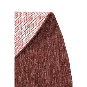 Tema 9039 Bordo Sisal Hasır İç Dış Mekan Kilim Dekoratif Bahçe Balkon Salon Halısı 200x300 cm