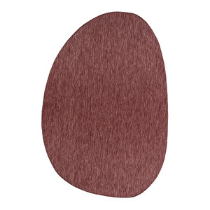 Konfor Halı Tema 9039 Bordo Sisal Hasır İç Dış Mekan Kilim Dekoratif Bahçe Balkon Salon Halısı