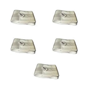 Plastik Şeffaf Beyaz Sup Kaşık - Tatlı Dondurma Kaşığı - 12.5 Cm. - 50 Adetlik 5 Paket