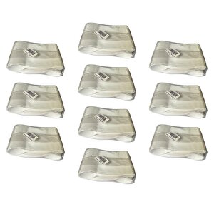 Plastik Şeffaf Beyaz Sup Kaşık - Tatlı Dondurma Kaşığı - 12.5 Cm. - 50 Adetlik 10 Paket