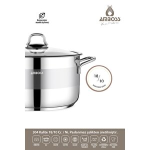 Merkür 11 Parça Tüm Ocaklara Uyumlu Paslanmaz Çelik Tencere Tava Sütlük Düdüklü Tencere Seti Mer-2835