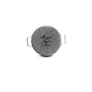 Bri̇oni̇ Stone-h Çi̇zi̇lmez Yanmaz Yapişmaz İndüksi̇yonlu 22 Cm Basik Tencere