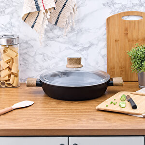 Eco Ceramic Kısa Tencere 30 Cm
