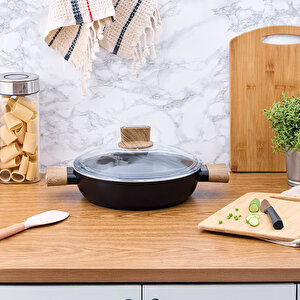 Eco Ceramic Kısa Tencere 26 Cm