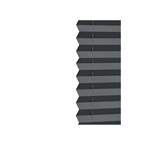 Antrasit Plise Perde Katlanır Cam Balkon Perdesi - Ofis Perdesi - Mutfak Perdesi - Salon Perdesi 85x105 cm