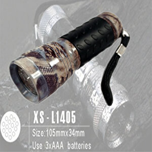 Xs-l1405-902 14 Ledli Kamuflaj Fener