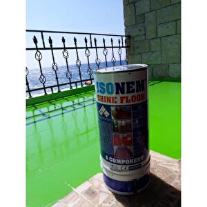 İsonem Shine Floor Solvent Bazlı Fayans Boyası 4.5 Kg Siyah