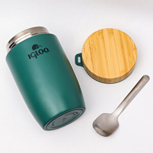 Çelik Yemek Termos - Igloo - Bamboo - 500 Ml - Yeşil - 205789