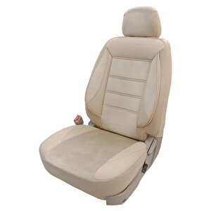 Seat Altea Uyumlu Tay Tüyü Oto Koltuk Kılıfı Bej