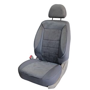 Tata Xenon Uyumlu Tay Tüyü Oto Koltuk Kılıfı Füme