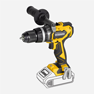 Kömürsüz Akülü Darbeli̇ Matkap 70 Nm(aküsüz) X-li̇on