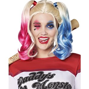 Suicide Squad Harley Quinn Kostüm Peruk