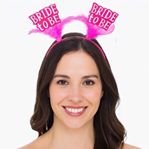 Pembe Renkli Bride To Be Parti Tacı – Bekarlığa Veda Gecesi İçin