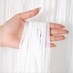 Soft Beyaz Renk Duvar Ve Kapı Perdesi İthal 100x200 Cm