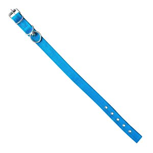 Savex Dokuma Köpek Boyun Tasması Mavi 2.5*50 Cm
