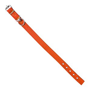 Savex Dokuma Köpek Boyun Tasması Turuncu 2.5*50 Cm