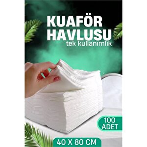 Modacar Tek Kullanımlık Kuaför Havlusu - Berber Havlusu Spa Havlusu Medikal Havlu 100 Ad