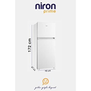 Simfer 2516 - 413 Lt Çift Kapılı No-frost Buzdolabı – Beyaz, E Enerji Sınıfı, Led Aydınlatma, Temperli Raf