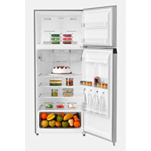 Simfer 2519 - 463 Lt Çift Kapılı No-frost Dijital Buzdolabı – Inox, E Enerji Sınıfı, Led, Temperli Raf