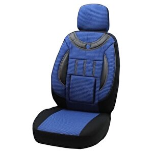 Isizu N-wide Orta Koltuk Yatar 2+1 Koltuk Kılıfı Mavi-Siyah