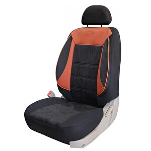 Chery Kimo Uyumlu Tay Tüyü Oto Koltuk Kılıfı Siyah-Taba